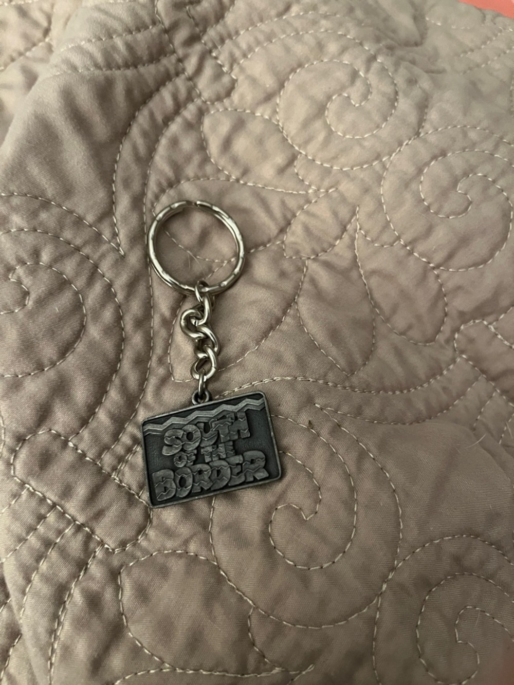 “South of the Border” in South Carolina-Silver Key Chain